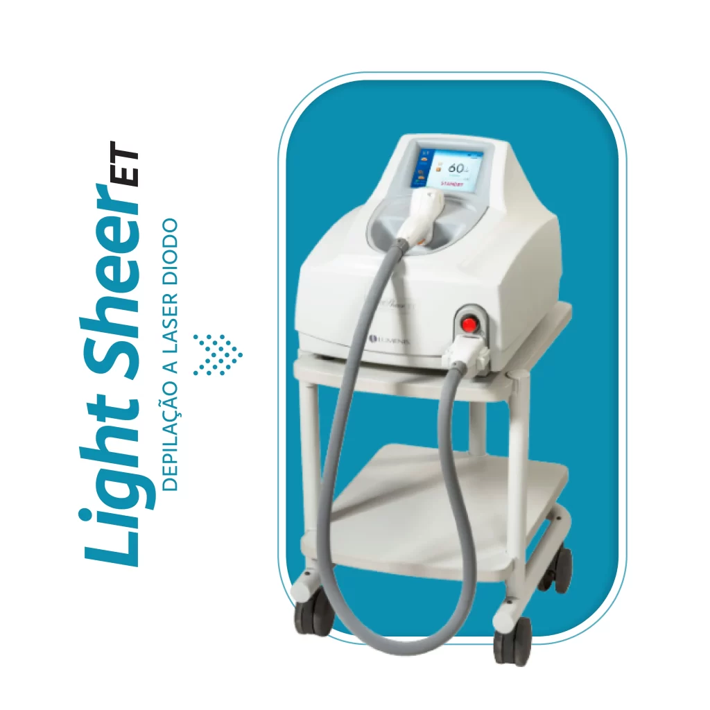 Light Sheer ET - Depilação a laser - Clinical Mobile locações, cursos on-line e presencial, workshop e mentoria estética