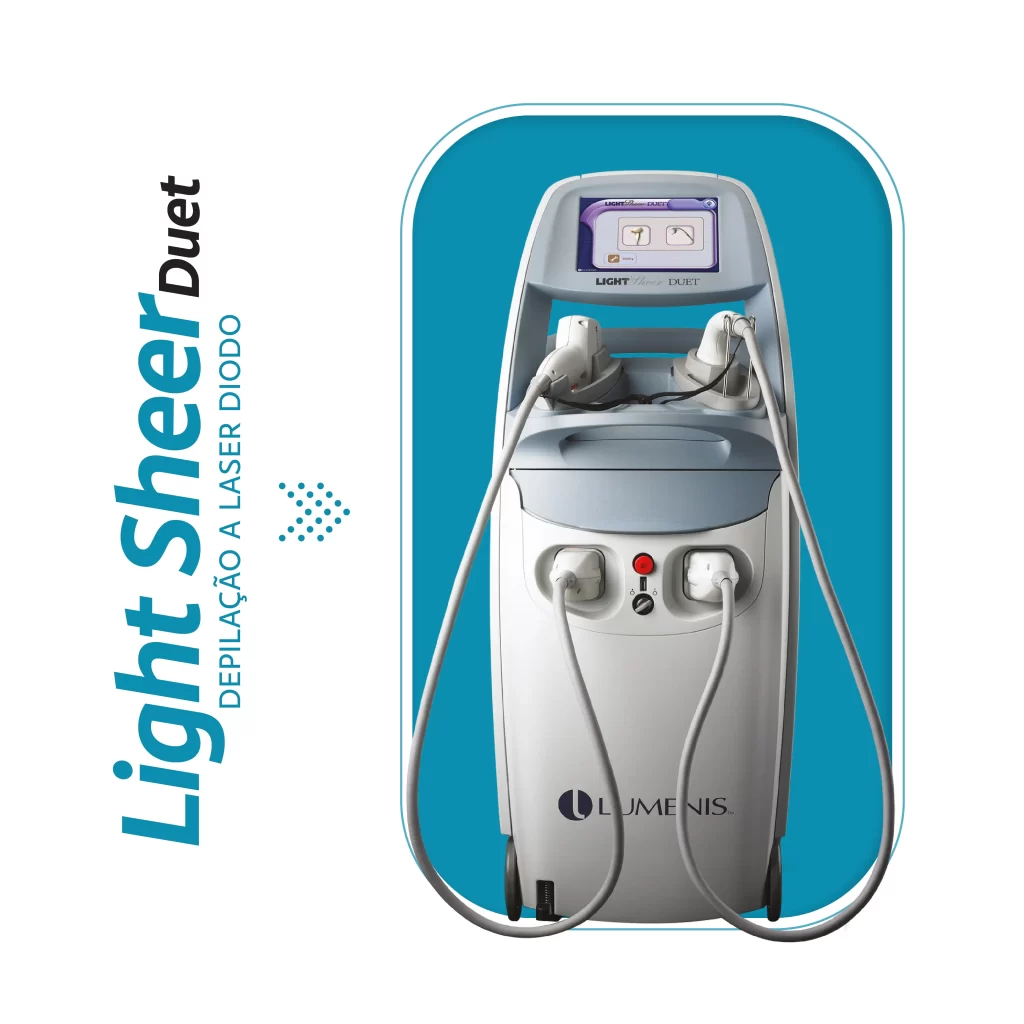 Light Sheer DUET - Depilação a laser - Clinical Mobile locações, cursos on-line e presencial, workshop e mentoria estética