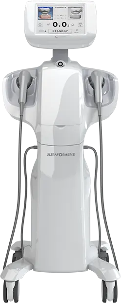 Equipamento sem fundo - Ultraformer 3 Ultrassom Microfocado e Macrofocado - Clinical Mobile locações, cursos on-line e presencial, workshop e mentoria estética