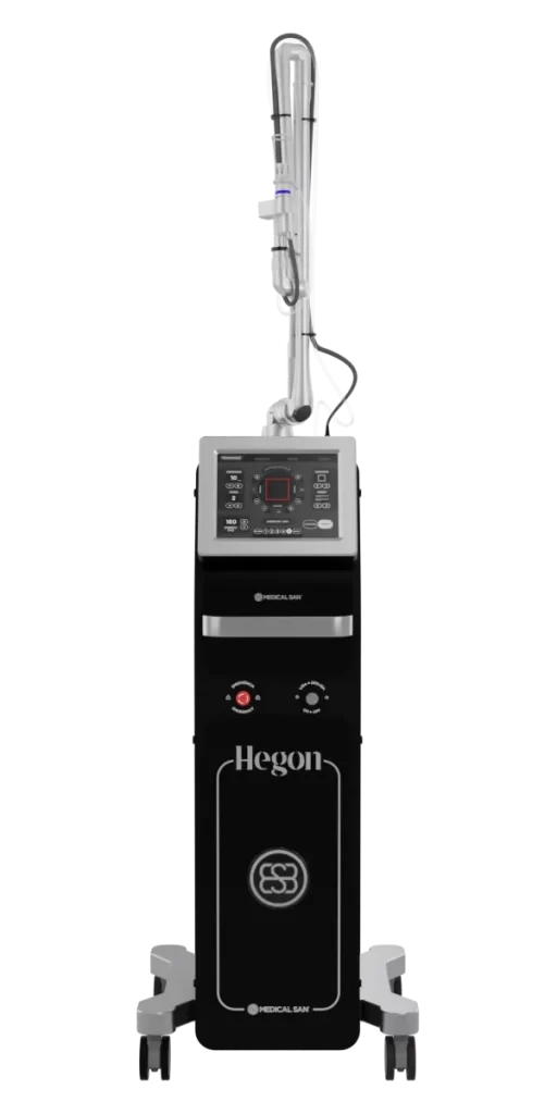 Equipamento sem fundo - Hegon Laser CO2 Fracionado - Clinical Mobile locações, cursos on-line e presencial, workshop e mentoria estética