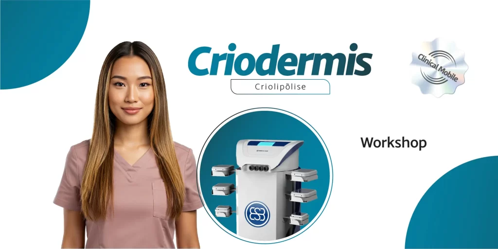 Equipamento Workshop - Criodermis Criolipólise Placa - Clinical Mobile locações, cursos on-line e presencial, workshop e mentoria estética