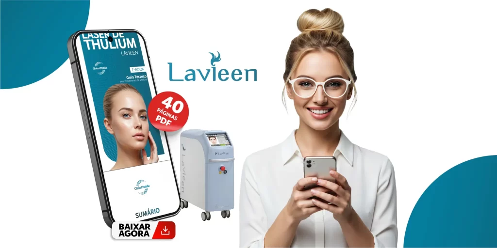 Equipamento Ebook - Lavieen Laser Thulium Medsystem - Clinical Mobile locações, cursos on-line e presencial, workshop e mentoria estética