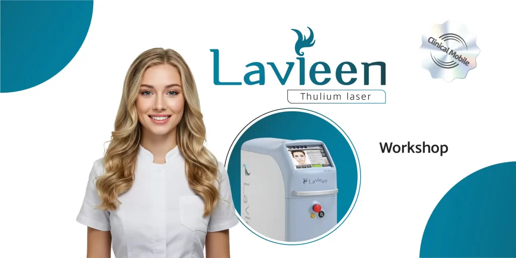 Equipamento Workshop - Lavieen Laser Thulium Medsystem - Clinical Mobile locações, cursos on-line e presencial, workshop e mentoria estética
