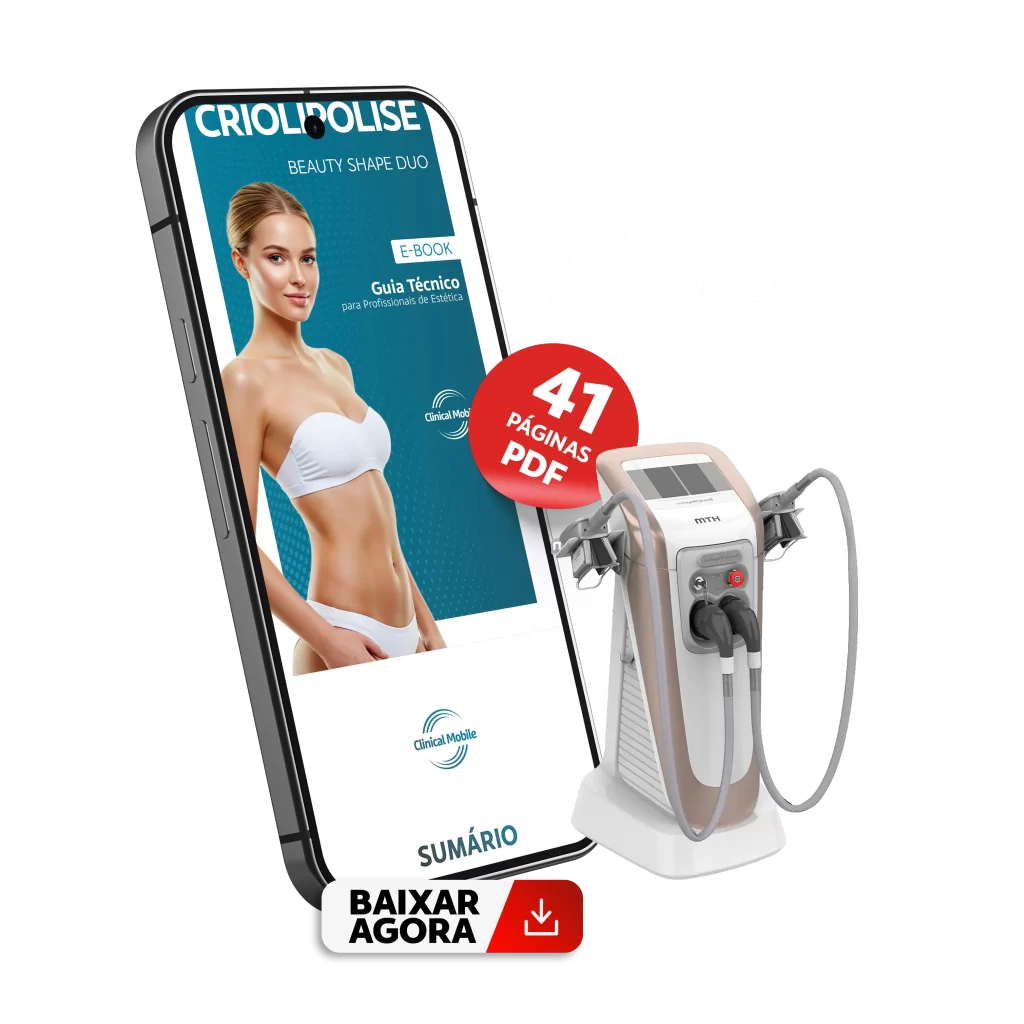 Imagem Banner sem fundo LOGO BRANCA - Beauty Shape DUO Criolipólise Placa e Sucção - Clinical Mobile locações, cursos on-line e presencial, workshop e mentoria estética