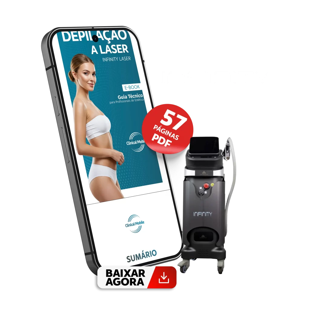 Imagem Banner sem fundo LOGO BRANCA - Infinity Cromatic Depilação a Laser - Clinical Mobile locações, cursos on-line e presencial, workshop e mentoria estética