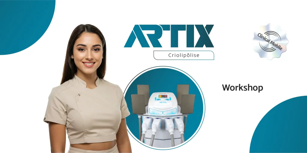 Equipamento workshop - Artix Criolipólise Placa - Clinical Mobile locações, cursos on-line e presencial, workshop e mentoria estética