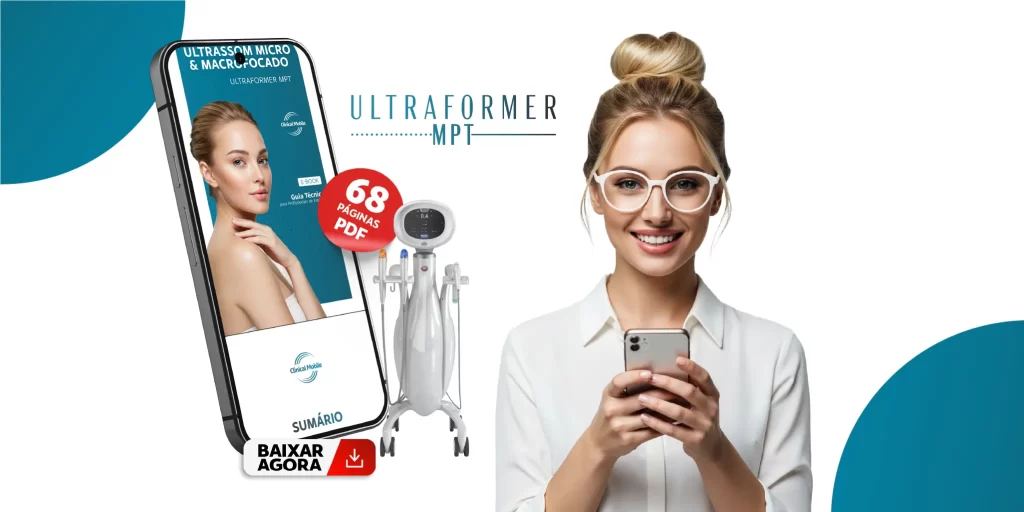 Equipamento Ebook - Ultraformer MPT Ultrassom Microfocado e Macrofocado - Clinical Mobile locações, cursos on-line e presencial, workshop e mentoria estética