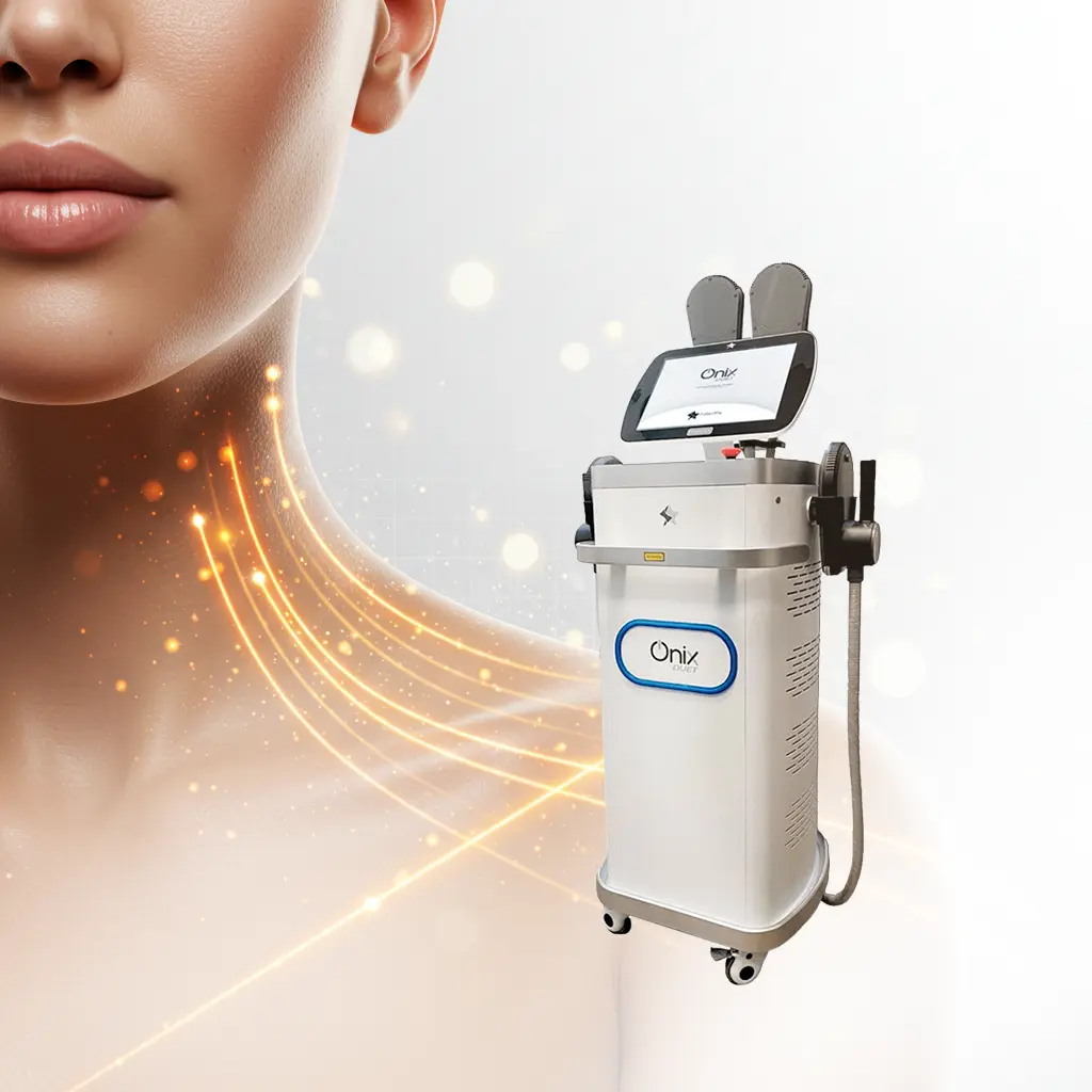 Equipamento Site - Ônix Duet Campo Eletromagnético Contrações Supramáximo - Clinical Mobile locações, cursos on-line e presencial, workshop e mentoria estética