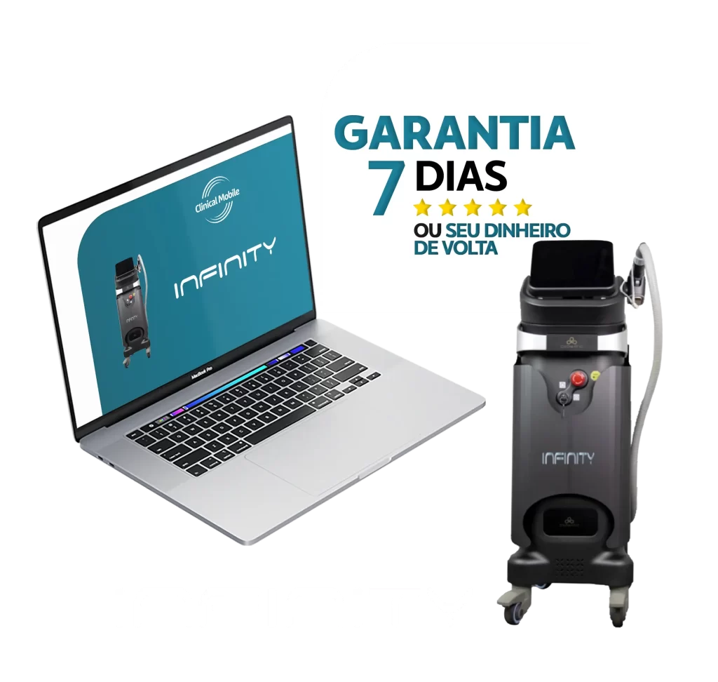 Imagem site curso online - Infinity Depilação a laser - Clinical Mobile locações, cursos on-line e presencial, workshop e mentoria estética